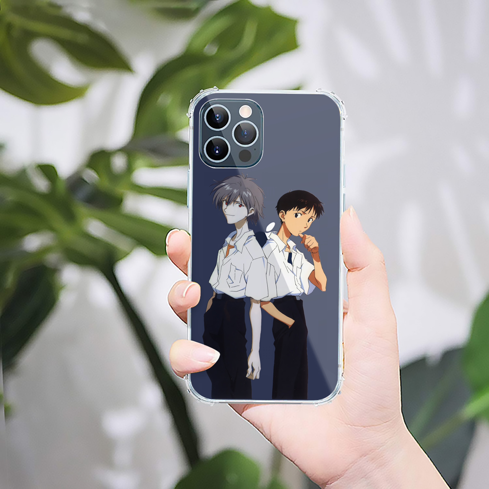 （画像用） EVA 新世紀エヴァンゲリオン 【iPhone 12シリーズ対応】透明スマホケース（クリアソフトケース）